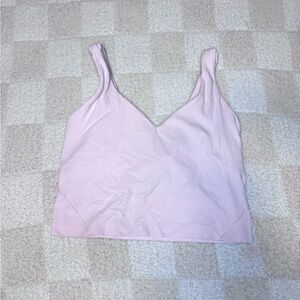 lululemon athletica Light Pink Crop Top